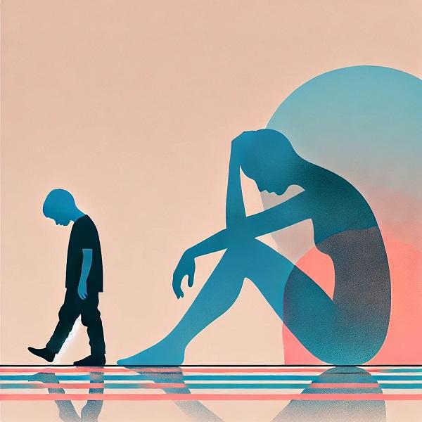 traumas psicológicos Ilustración sobre los traumas psicológicos