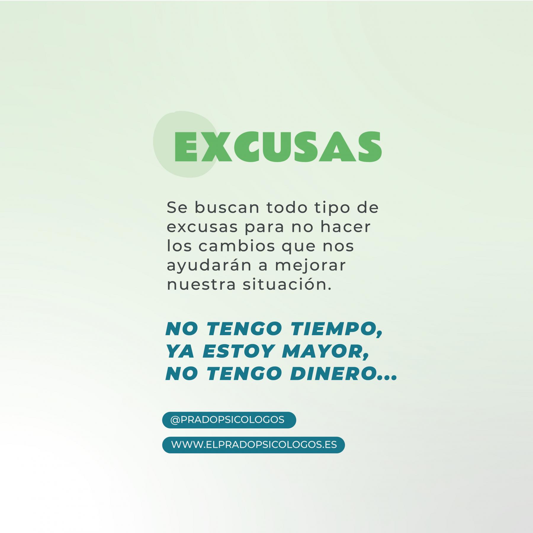 excusas autosabotaje