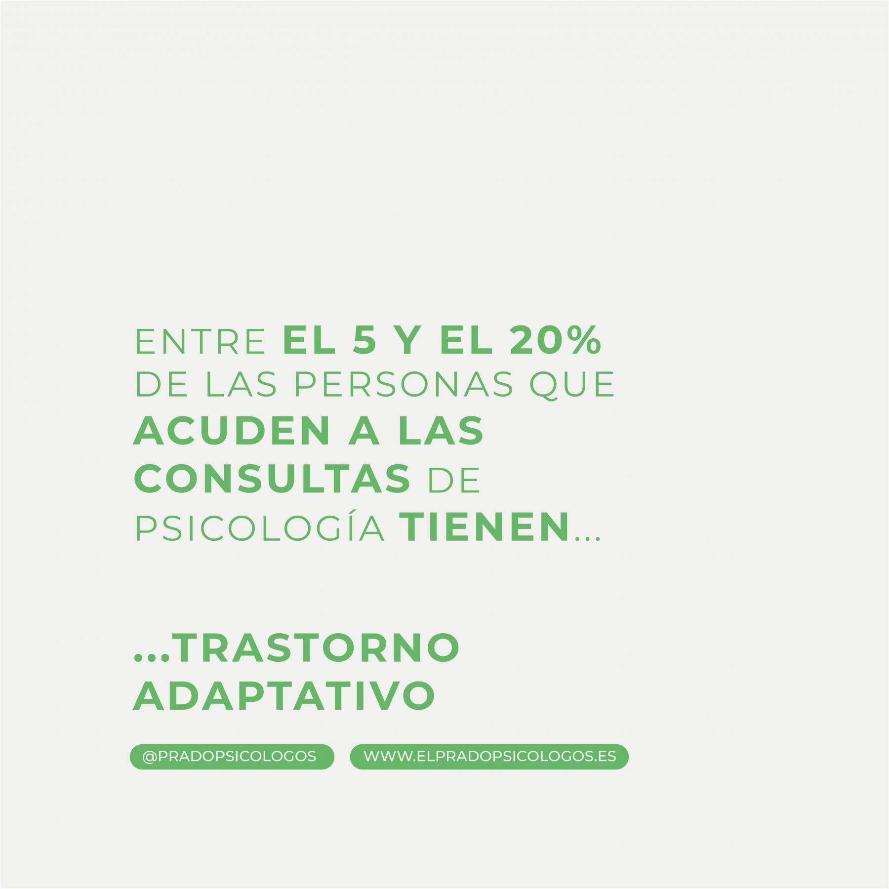 Ilustración sobre la incidencia de el trastorno adaptativo