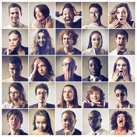 rasgos de personalidad lista con imágenes de personas con rasgos de personalidad diferentes