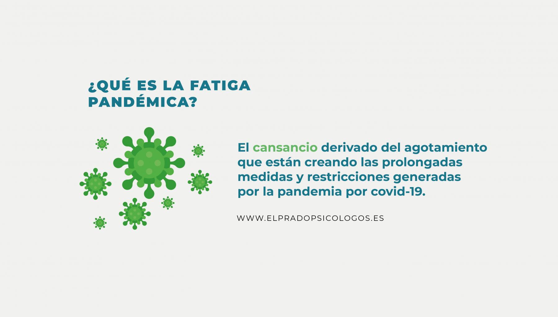 fatiga pandemica que es